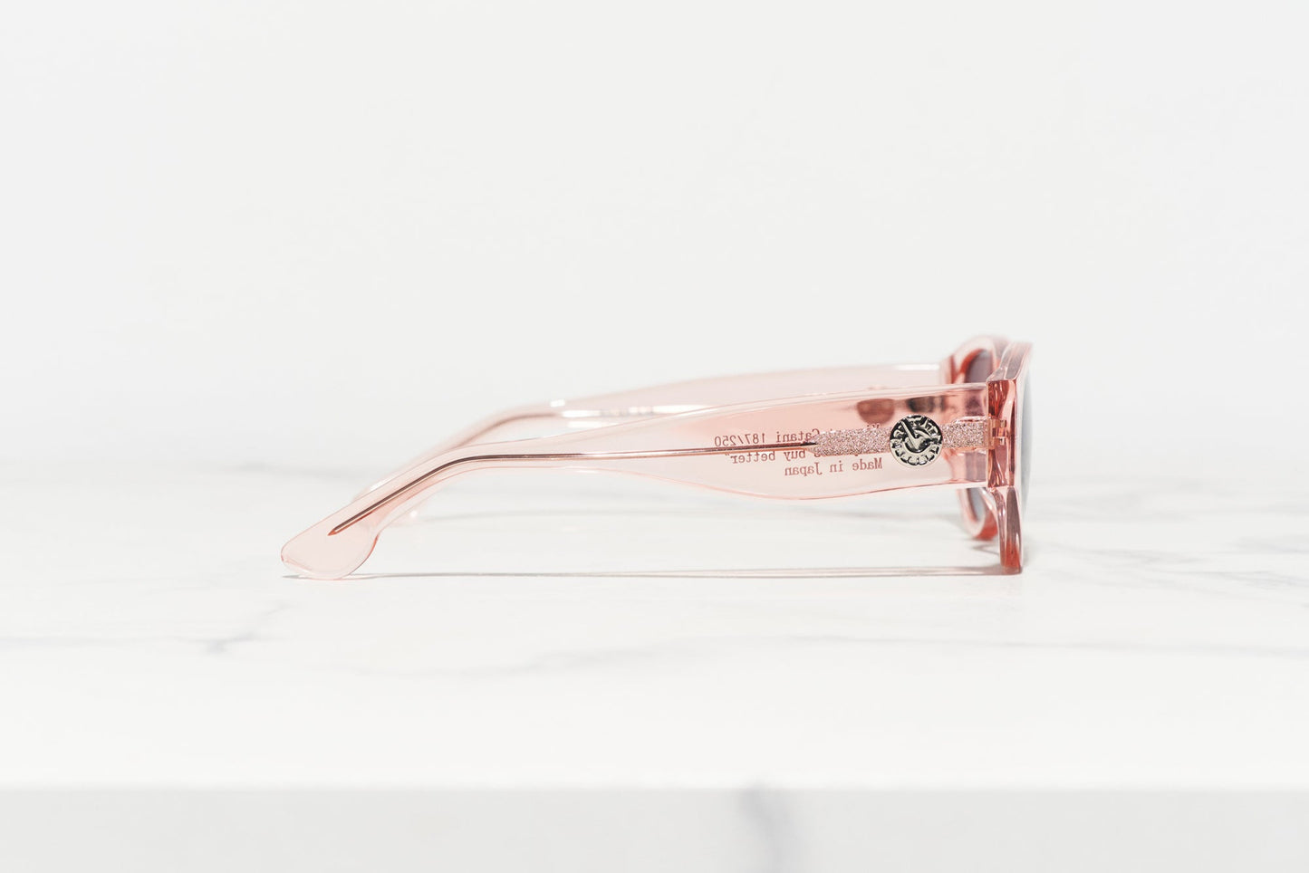 High-end Copenhagen fashion eyewear with statement sunglasses made from Mazzucchelli acetate.