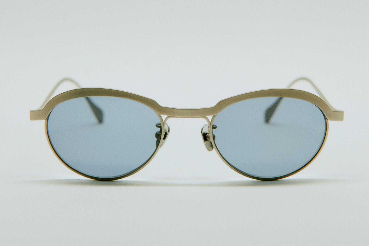 Theodor round titanium eyeglasses with a universally flattering fit