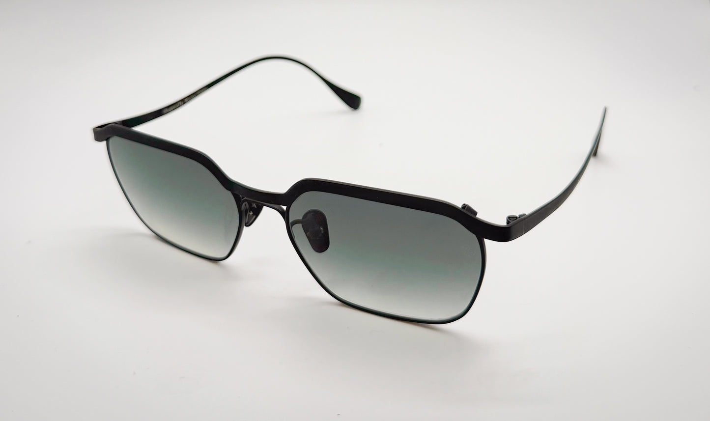 Vincent Catani Benno Forest Green titanium sunglasses from the original Florio collection