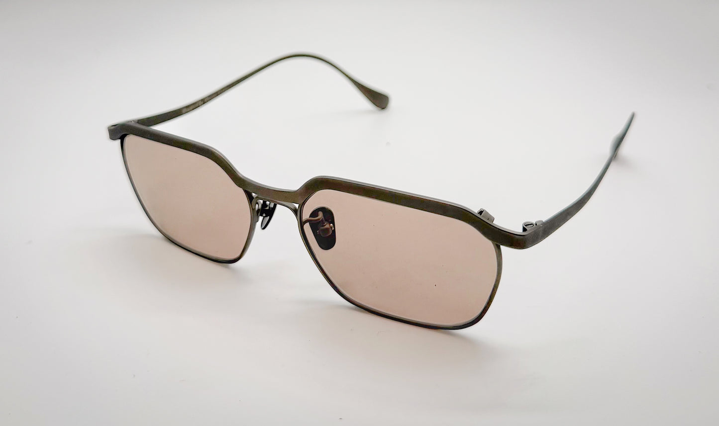 Vincent Catani Benno Space Grey Brown titanium sunglasses, limited edition