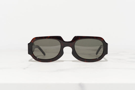 Japanese craftsmanship meets Copenhagen design in these luxury statement sunglasses with Mazzucchelli acetate frames.