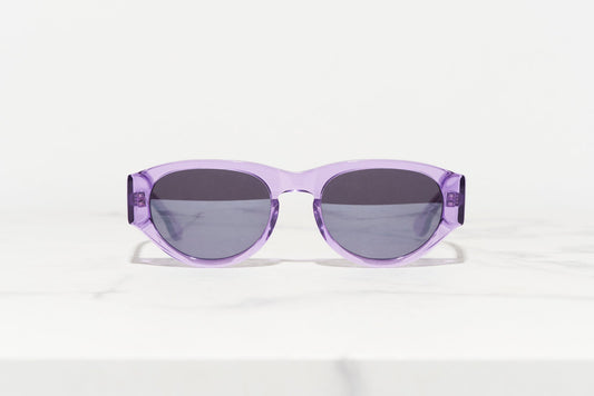 Luxury Mazzucchelli acetate frames on statement sunglasses, hand-crafted for a unique Copenhagen fashion eyewear look.