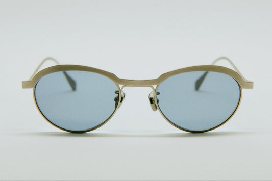 Theodor round titanium eyeglasses with a universally flattering fit
